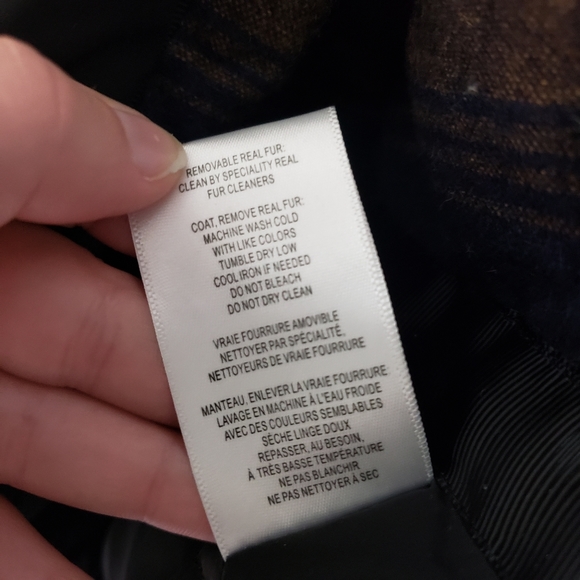 Pendleton North Shore Genuine Coyote Fur Trim Down Parka Coat - Picture 4 of 8